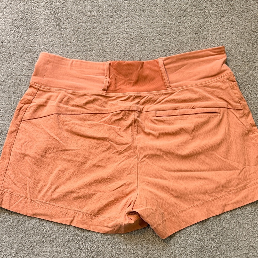 Athleta Trekkie North women’s  Orange/coral Shorts 14 - Picture 5 of 5